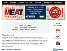 Tablet Screenshot of meatconference.com